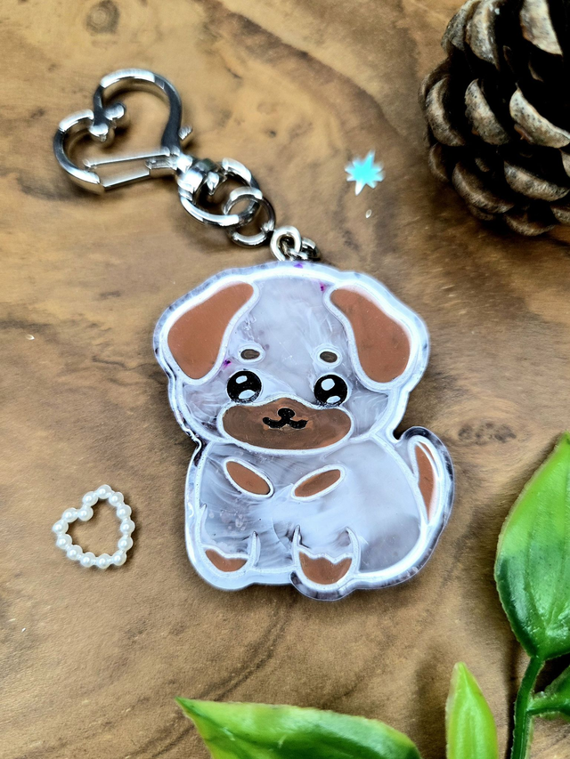 Porte-clés chien kawaii