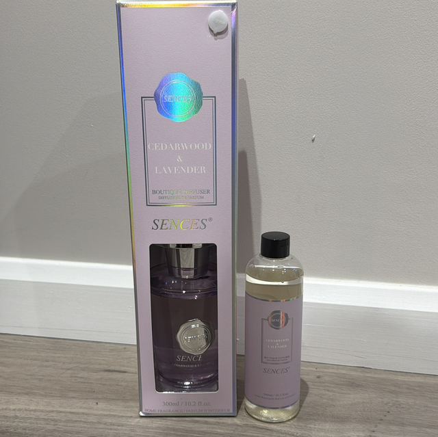 Cedar Wood lavender Sences and refill  DELIVERY ONLY 
