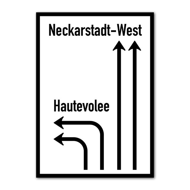 Neckarstadt West - 140522 - Hony | Kunstdruck