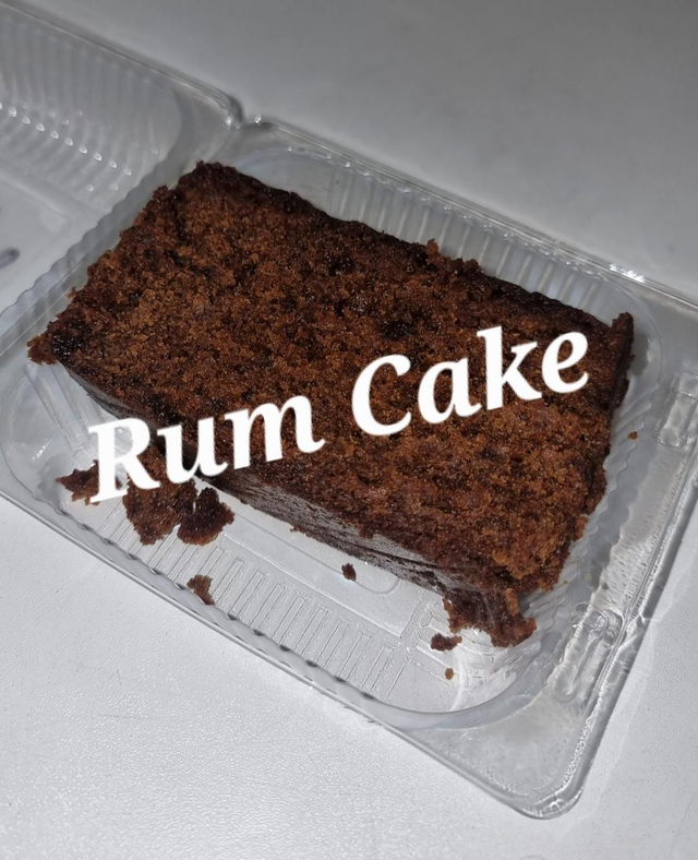 Rum Cake Slice