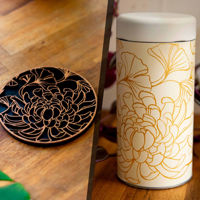 Pack complet dragon - Tasse, sous tasse + boîte à thé