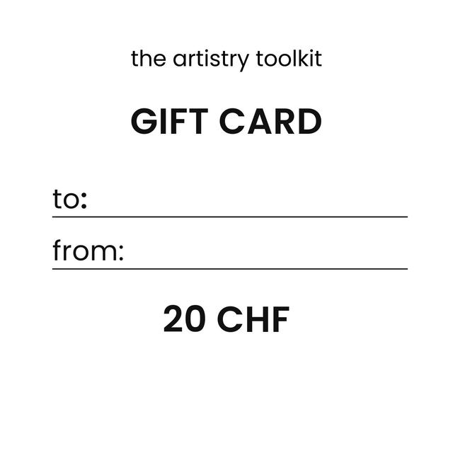 the artistry toolkit Digital Gift Card