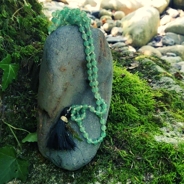Aventurine Verte Malas 108 perles 6 mm