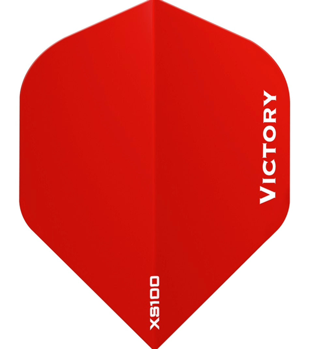 VICTORY DARTS XS100 RED EXTRA STRONG FLIGHTS
