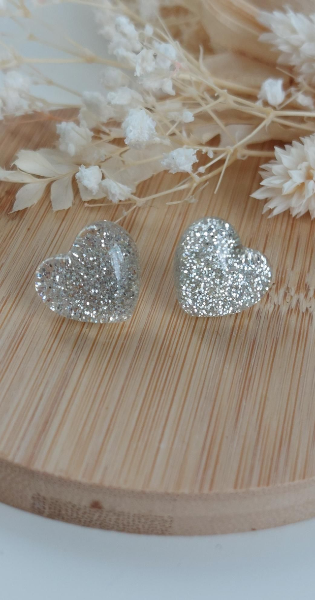 Boucles d&#039;oreilles Livi argentées 