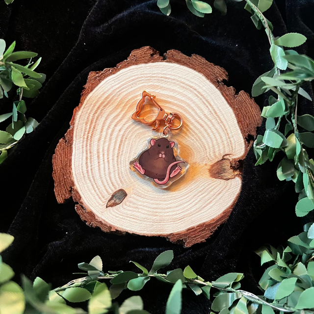 Llavero Rata // Rata marrón oscuro