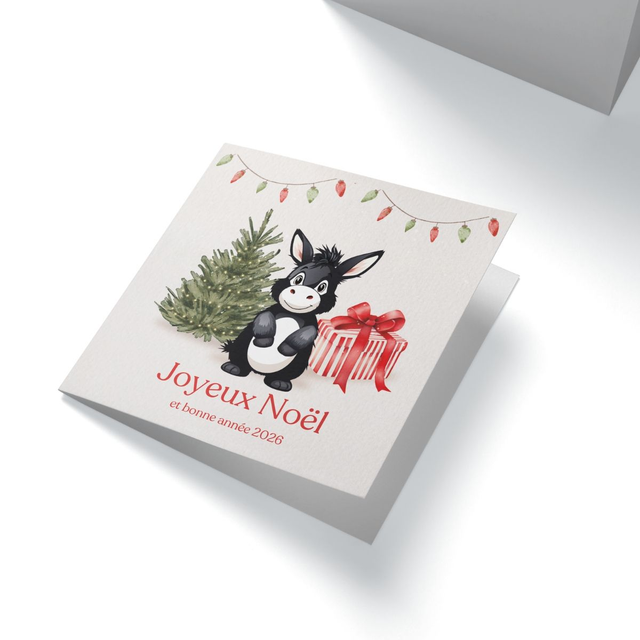 Carte de vœux 2026 "Grand Noir du Berry"