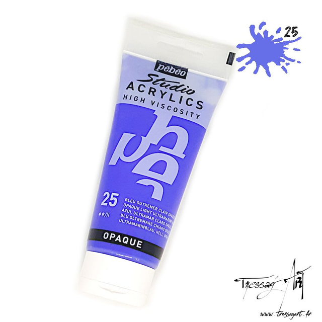 PEBEO - ACRYLIQUE 100ML - BLEU OUTREMER CLAIR - PB016025