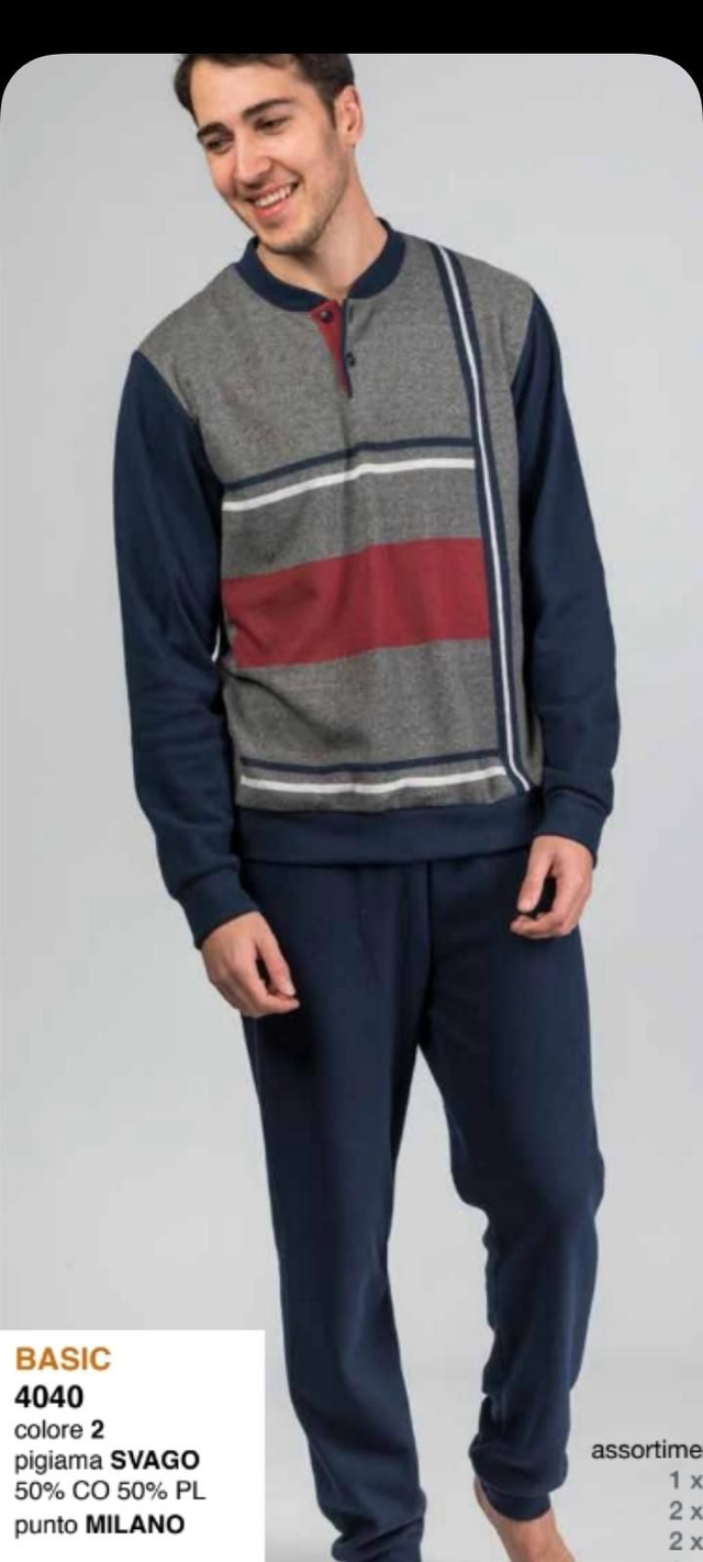 Pigiama Uomo Punto Milano Ferrucci Basic