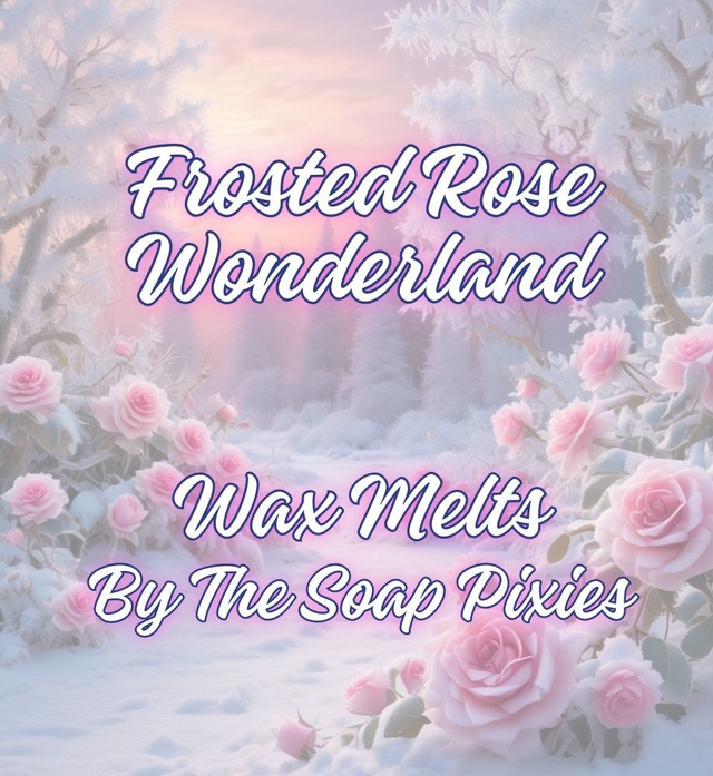 Frosted Rose Wonderland Wax Melt (50g Clamshell)