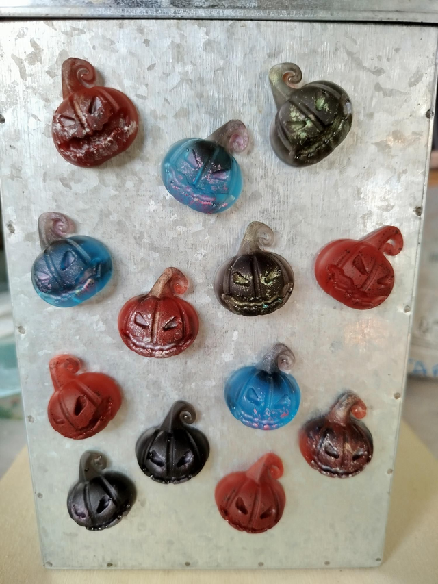 Magnets vilaines citrouilles 