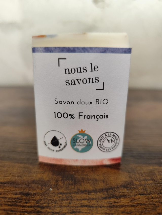 Savon doux BIO 100% Français 100g