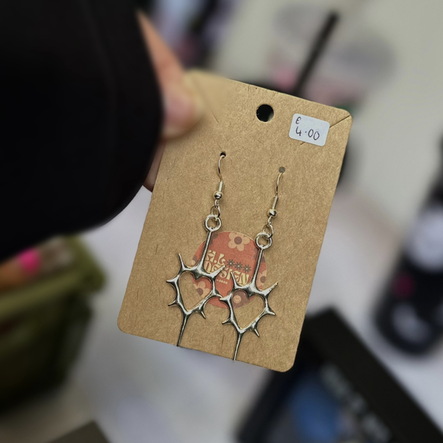 Spike Heart Earrings