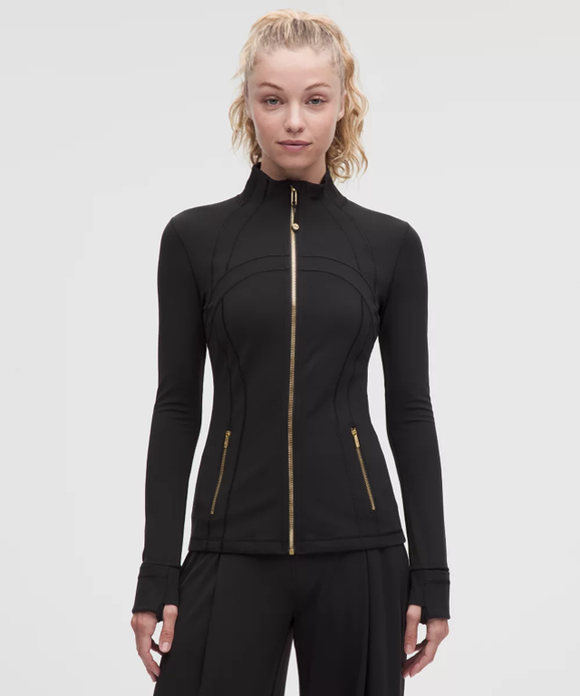 Black &amp; Gold Gym Jacket