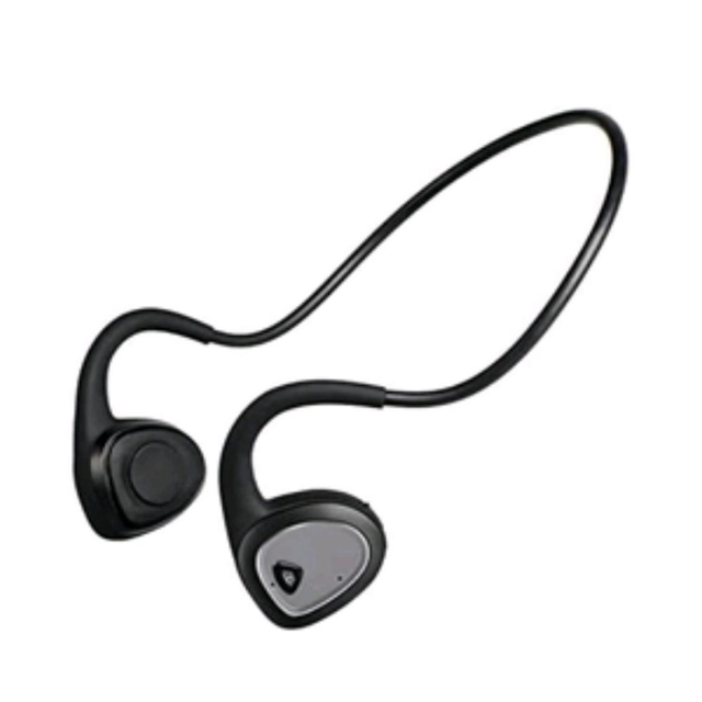 Hanngo.R R10 Auriculares Inalámbricos de Conducción Ósea con Bluetooth 5.0 Cascos Deportivos Resistentes al Sudor Ideales para Correr Ciclismo Gris