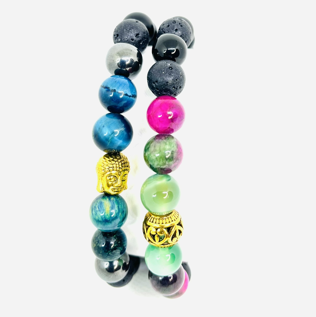 Buddha Flow – Armbandenset voor Kracht & Balans
