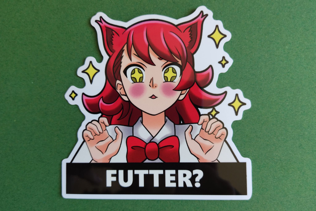 Memesticker "Futter?"