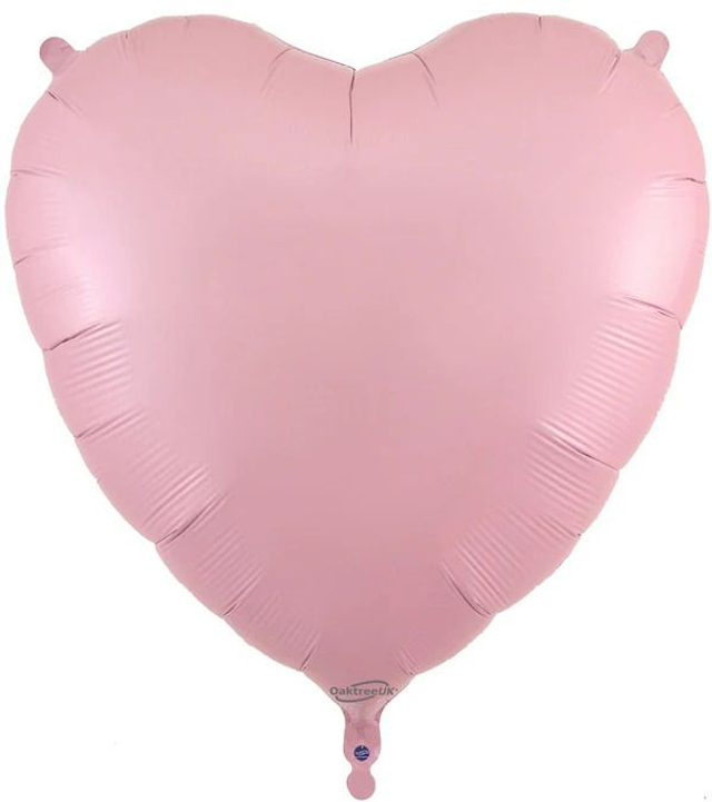 36" MATTE PINK HEART FOIL
