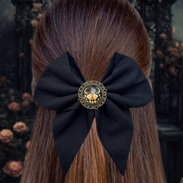 Barrette à cheveux - Papillon nocturne 