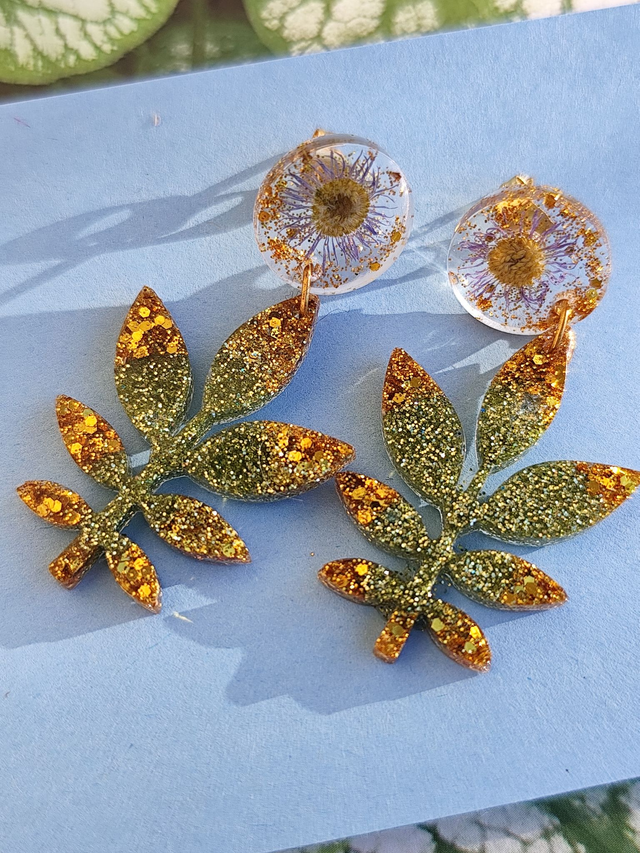 Boucles d&#039;oreilles &quot;Poésie Suspendue&quot;