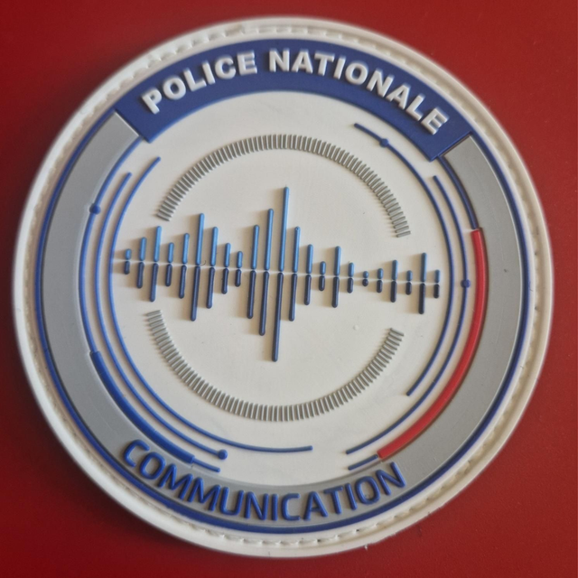 Patch – Police Nationale – Communication – PVC ou Tissé Sublimé