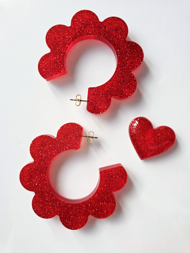 BOUMBO rouge aux paillettes 