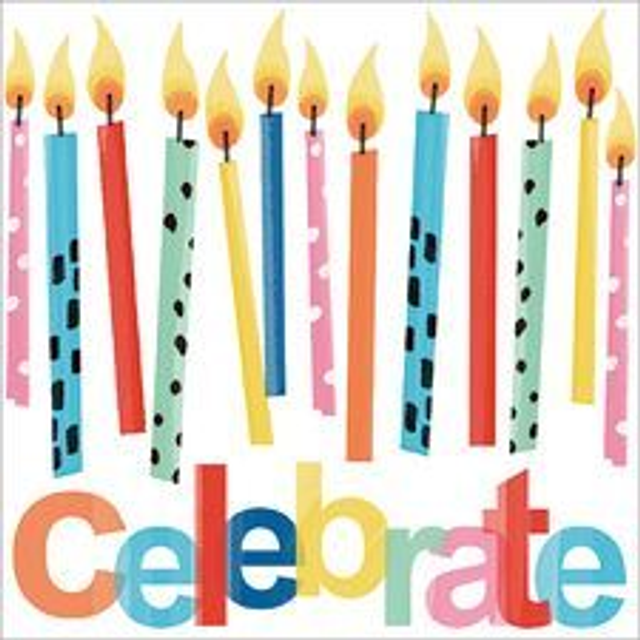 Celebrate with Candles A035