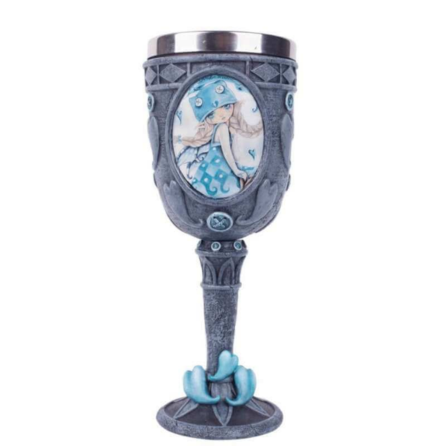 Fée moyenne - Magique bleue nounours dans la main coupe