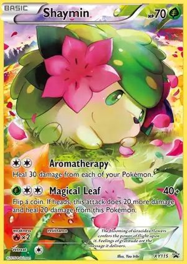 Shaymin - XY115 (XY Black Star Promo)