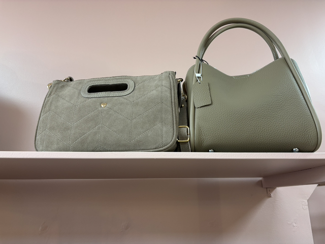 SAC A MAIN DAIM/CUIR