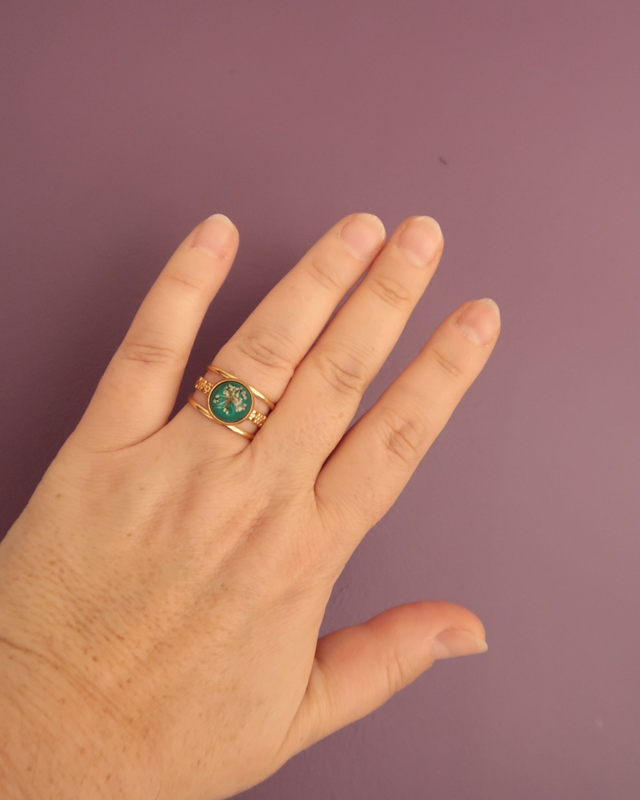 Bague fleurie Sublime | BA046 | Ombelles