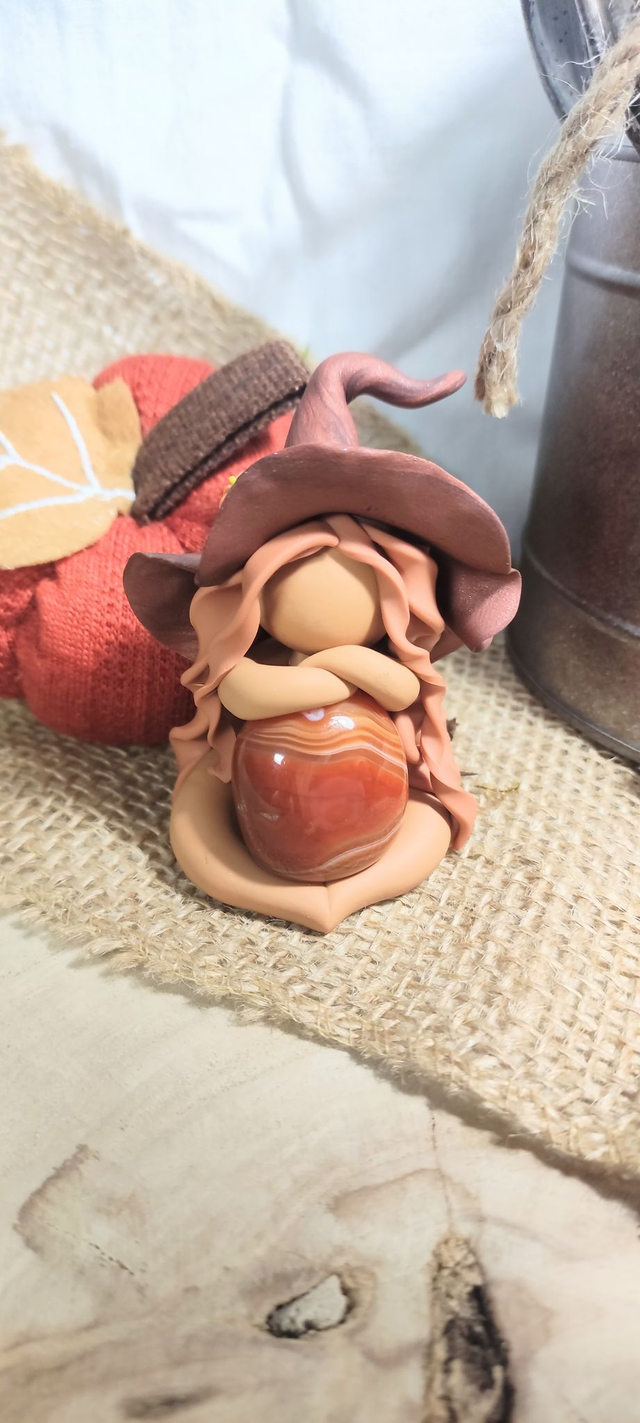 🍂 Gardienne des Flammes Créatrices – Cornaline &amp; Douceur Automnale 🔥