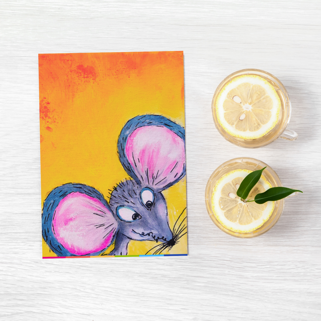 Muis | Ansichtkaart A6