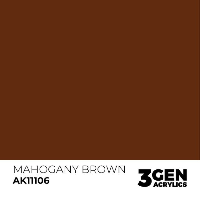 3rd Gen. Acrylics 106 Mahagony Brown