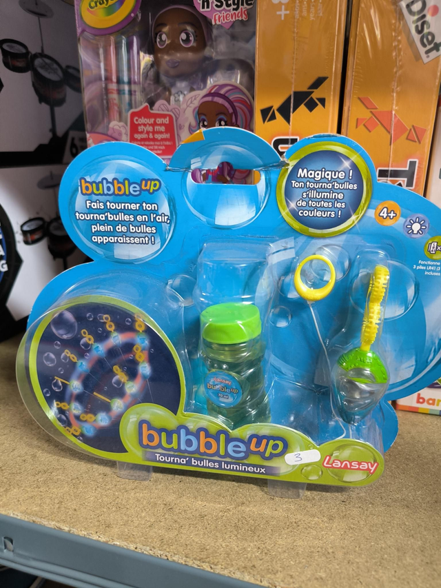 BUBBLE UP TOURNA BULLES LUMINEUX 
