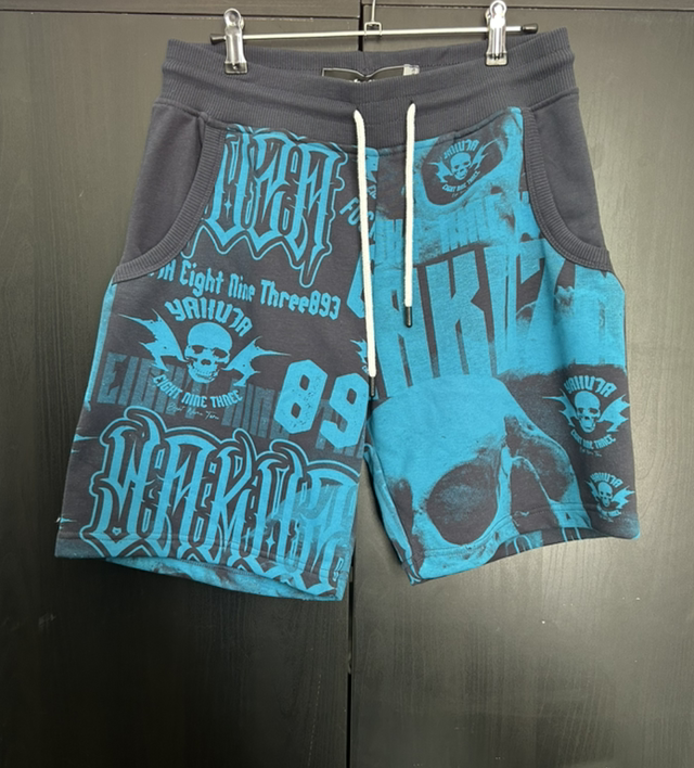 Yakuza Metal System Allover Sweatshorts