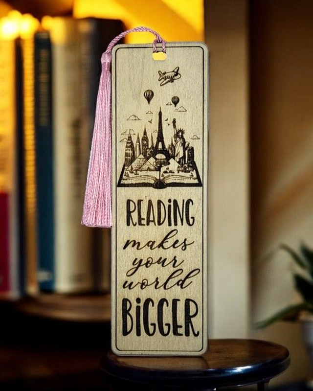 Bookmark - Reading Makes Your World Bigger...