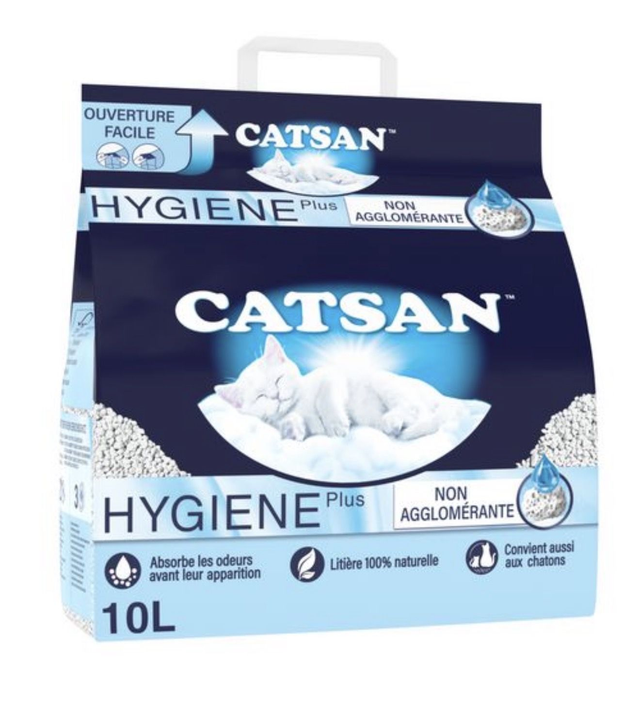 CATSAN Litière Minérale Non Agglomérante Ultra Absorbante