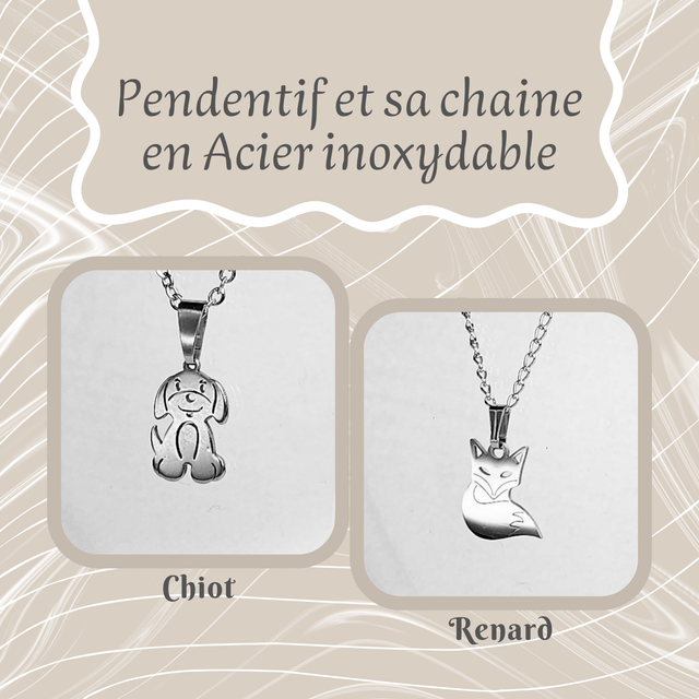 Pendentif XS - Thème &quot;Canidé&quot;