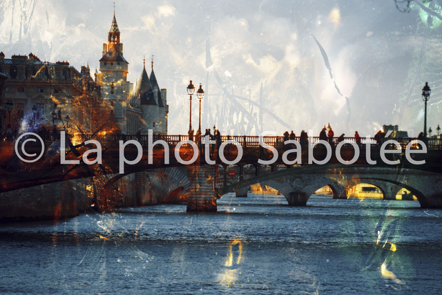 création, photographie expérimental : "seine-Paris" : Pont Au Change