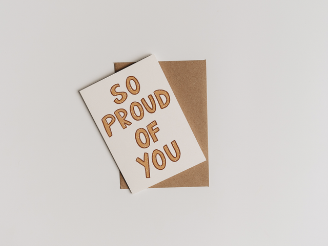 "So Proud Of You" Card