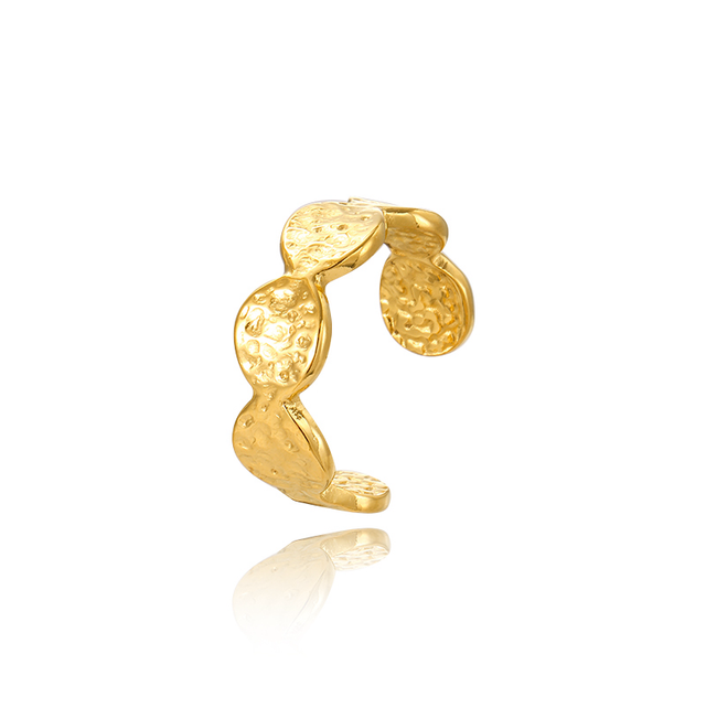 Bague multi martelée