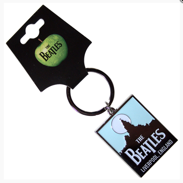 BEATLES KEYCHAIN: LIVERPOOL SKYLINE