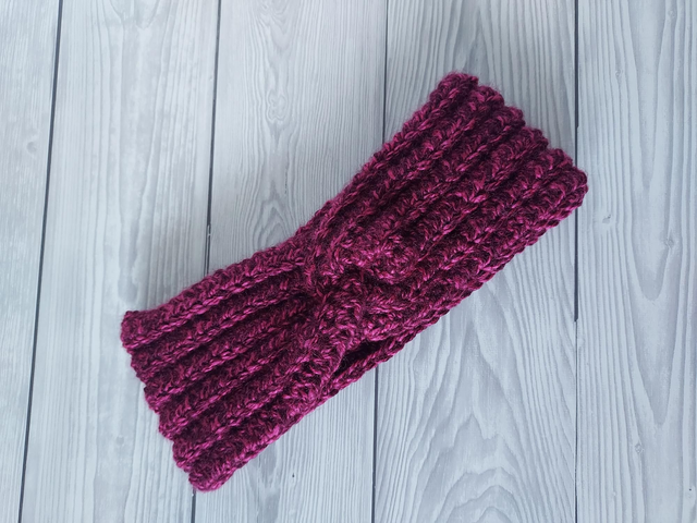 Pink Crochet Ear Warmer, Earwarmers, Crochet Headband, Knit Headband, Child Earwarmer Size 1-3Yrs