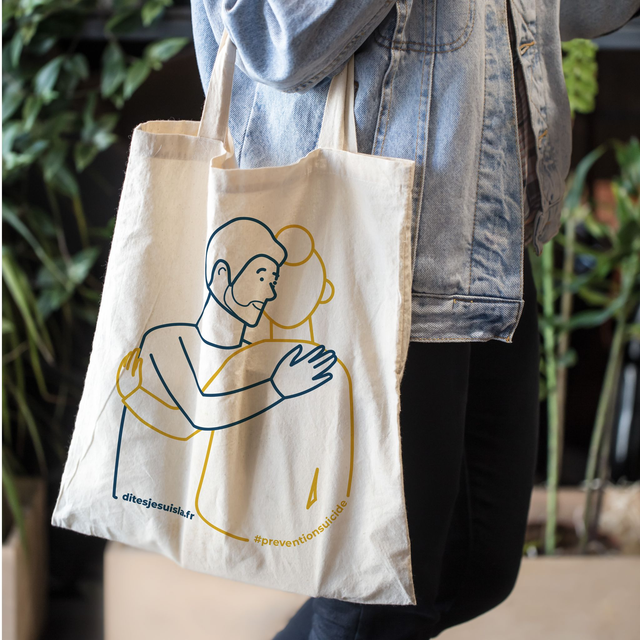 Tote bag « Dites Je Suis Là »