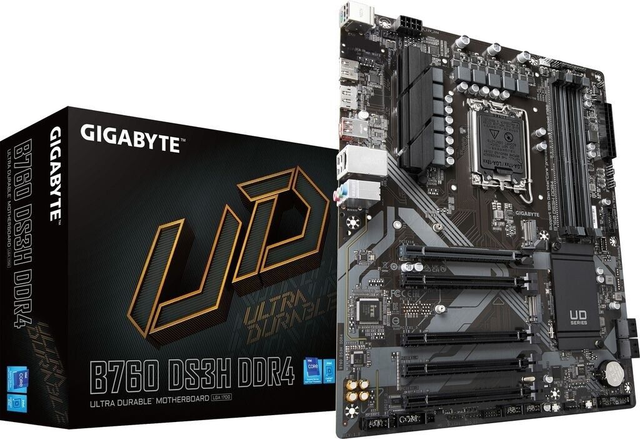 02.2.0069 – Scheda Madre Gigabyte B760 DS3H DDR4 – ATX business/gaming per Intel 12ª/13ª/14ª Gen