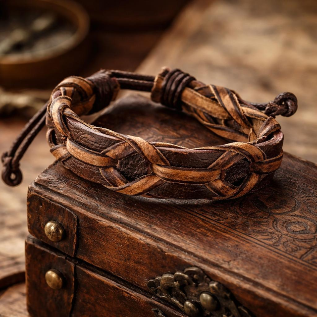 "Sweet" - Bracelet en cuir - BC-011