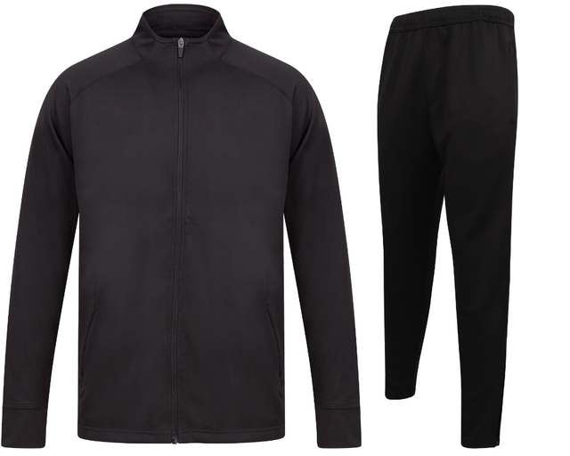 Custom Adult Tracksuit Black