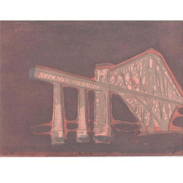 The Bridge, stone lithograph