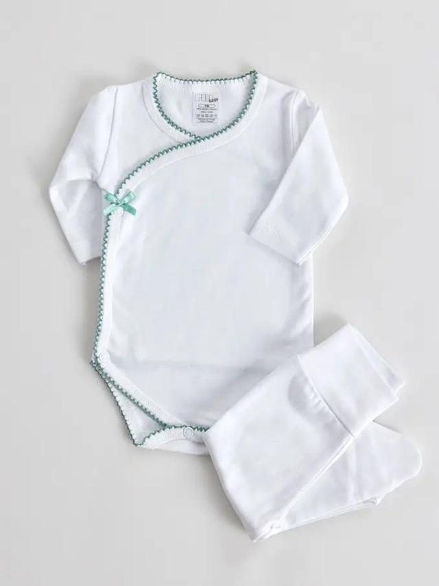 Trespasse Bodysuit mit Picueta Baumwollstrumpfhose